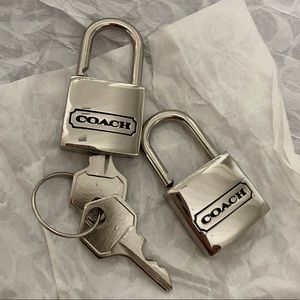 Authentic Silver Coach Lock And Key